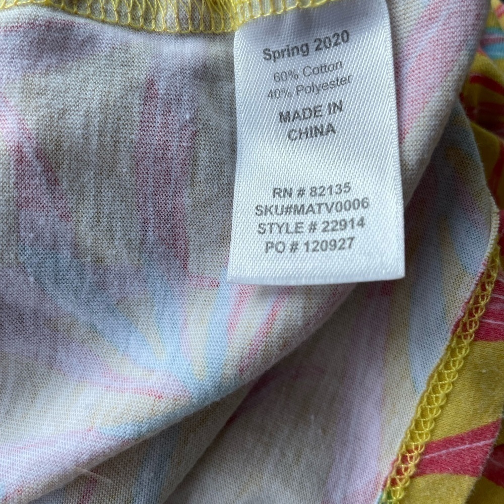 fresh produce Sunkissed Sunshine V-Neck Tee, S - Picture 10 of 10